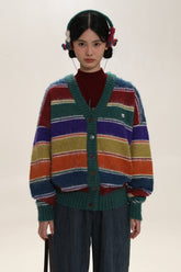 Vintage Colorful Striped Sweater - COPPING THREADS - MOROMORO
